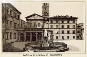 Roma: Basílica de Santa María en Trastevere