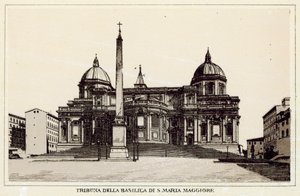 Roma: Tribuna de la Basílica de Santa Maria Maggiore de Italian School