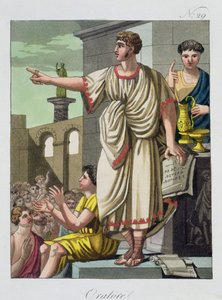Orador romano, de LAntica Roma, 1825 de Italian School
