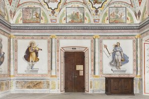 Sala de Júpiter y Mercurio: Apolo y Diana de Italian School