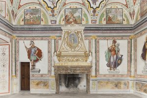 Sala de Júpiter y Mercurio: Marte y Minerva de Italian School