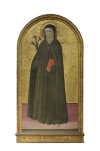 Santa Clara de Asís, c.1425-1450 (panel) de Italian School