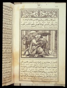 San Lucas el Evangelista, Biblia escrita en árabe, Roma de Italian School
