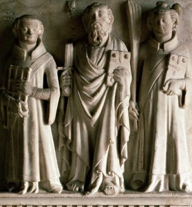 San Pablo, San Lorenzo y San Esteban. Bajo relieve de la escuela de Campione de Italian School