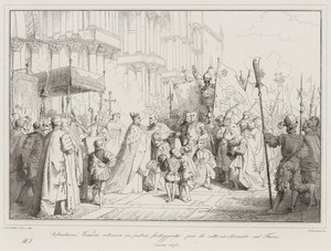 Sebastiano Veniero regresa a su patria celebrado por las victorias obtenidas sobre el turco de Italian School
