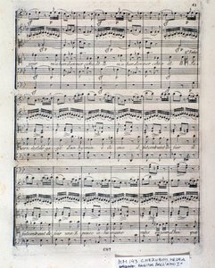Partitura de Medea (acto 1), ópera de Luigi Cherubini de Italian School