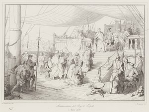 Sumisión del Bey de Trípoli de Italian School