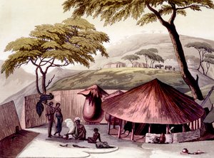 Costa sureste: Nación cafre, 1820s-30s de Italian School