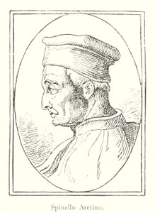 Spinello Aretino (grabado) de Italian School