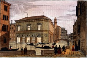 Teatro La Fenice Venecia, 1820 de Italian School
