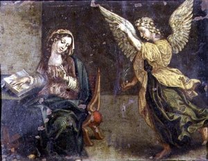 La Anunciación de Italian School