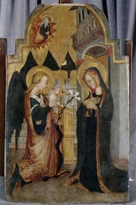La Anunciación, c.1430-40 (temple sobre madera de álamo)