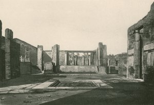 El atrio de la casa de Cassia como es de Italian School