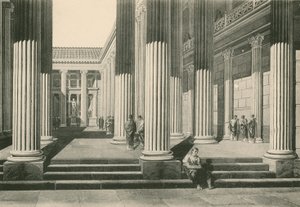 La Basílica como era de Italian School