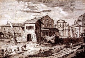 La Basílica de San Lorenzo, Roma de Italian School