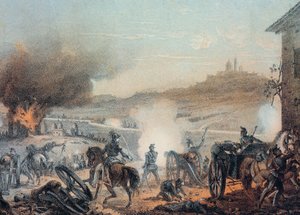La Batalla de Castelfidardo (Batalla de la Expedición de los Mil) 18 de septiembre de 1860 - Risorgimento (Unificación Italiana) (1859-1924): la Batalla de Castelfidardo 18 de septiembre de 1860 - Tropas pontificias derrotadas por tropas piamontesas de Italian School