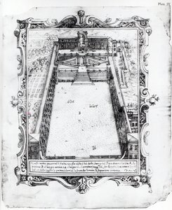 El Patio del Belvedere en el Vaticano, Roma, 1581