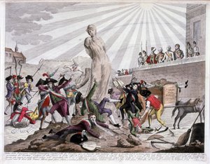 El Directorio durante la Revolución Francesa 1789-94 de Italian School