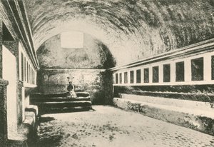 El frigidarium de mujeres en los baños de Estabia, como es de Italian School