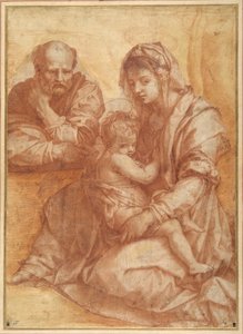 La Sagrada Familia descansando, después de Andrea del Sarto de Italian School