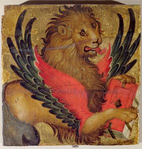 El León de San Marcos (óleo sobre tabla)
