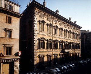 El Palacio Madame en Roma de Italian School