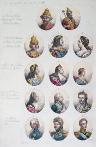 La Dinastía Romanov, de Costume Antico e Moderno por Gulio Ferrario, c.1820 de Italian School