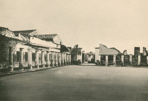 Los baños de Estabia - El lugar de lucha como es de Italian School