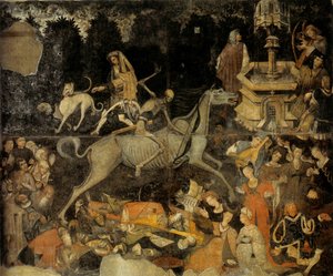 El triunfo de la muerte, c.1445-47 (fresco) de Italian School