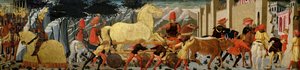 El Caballo de Troya (óleo sobre tabla) de Italian School