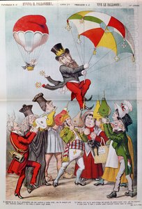 El Asunto Wilson en 1887, portada de Le Perroquet de Italian School