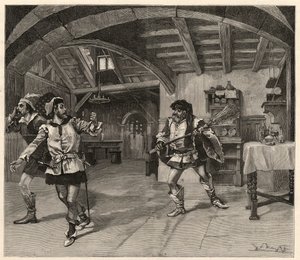 La producción de Falstaff de Giuseppe Verdi (Teatro alla Scala) en Milán de Italian School