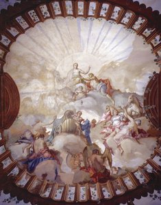 Triunfo de la Emperatriz María Teresa de Austria (1717-80) de Italian School