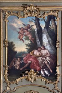 Venus y Adonis de Italian School