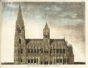 Vista de la Catedral de Colonia, Alemania de Italian School