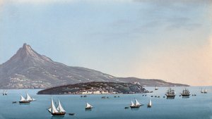 Vista de Nápoles de Italian School