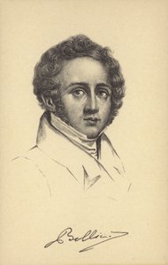 Vincenzo Bellini, compositor de ópera italiano (1801-1835) de Italian School