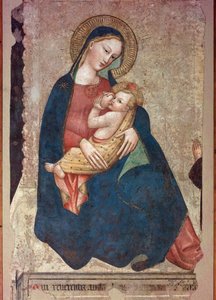Virgen María amamantando a Jesús de Italian School