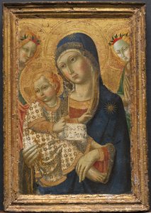 Virgen con el Niño entronizado de Italian School