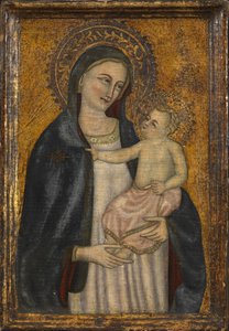 Virgen y el Niño, falsificación de una obra de c.1450, c.1900-20 de Italian School