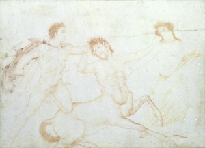 La muerte de un centauro, posiblemente Eurytus y Pirithous, Herculano