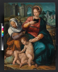 Virgen y Niño con Santa Isabel y el Bautista Infante