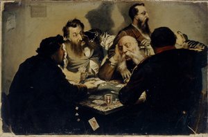 Los tramposos, 1870s de Ivan Alexandrovich Kalganov