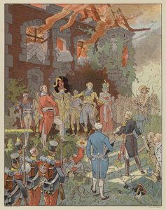 Escena de La Dame de Gai-Fredon, de Quatrelles (Ernest L