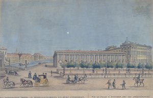 El Palacio Anichkov en San Petersburgo, 1814