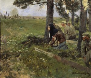 Una enfermera, 1914-1917 de Ivan Alexeyevich Vladimirov