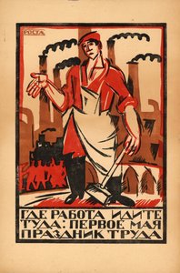 1 de mayo - Día del Trabajo, 1920 de Ivan Andreevich Malyutin
