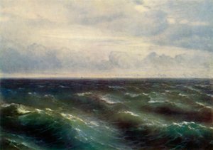 El Mar Negro, 1881, 1965 de Ivan Ayvazovsky