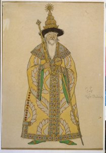El zar Dardon. Vestuario para la ópera ""Le coq d
