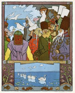 La princesa y el sapo, c.1899 de Ivan Yakovlevich Bilibin